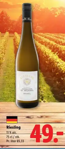 Lidl Riesling tilbud