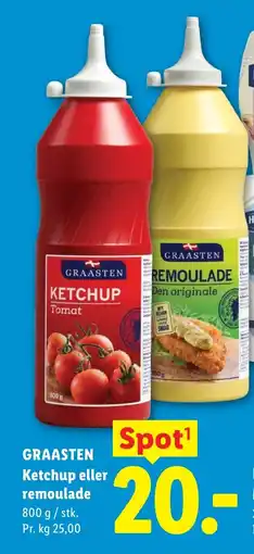 Lidl GRAASTEN Ketchup eller remoulade tilbud