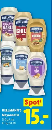 Lidl HELLMANN'S Mayonnaise tilbud
