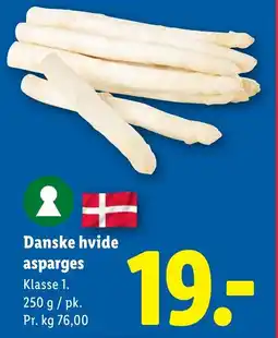 Lidl Danske hvide asparges tilbud