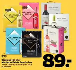Netto Diamond Hill eller Montgras Estate Bag-in-Box tilbud