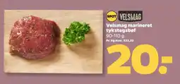 Netto Velsmag marineret tykstegsbøf tilbud