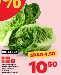 Netto ØGO økologisk dansk hjertesalat tilbud