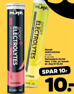 Netto Murph elektrolytter tilbud