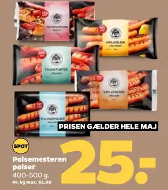 Netto Pølsemesteren pølser tilbud
