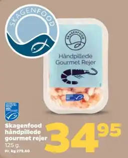 Netto Skagenfood håndpillede gourmet rejer tilbud