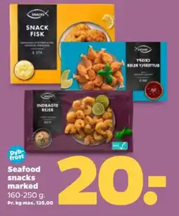 Netto Seafood snacks marked tilbud