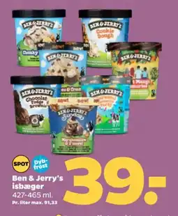 Netto Ben & Jerry's isbæger tilbud