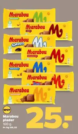 Netto Marabou plader tilbud