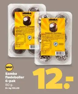 Netto Samba flødeboller 6-pak tilbud