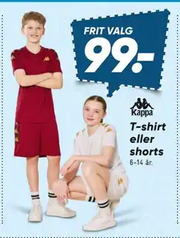 Bilka T-shirt eller shorts tilbud