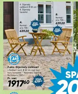 Bilka Stjernely cafésæt tilbud