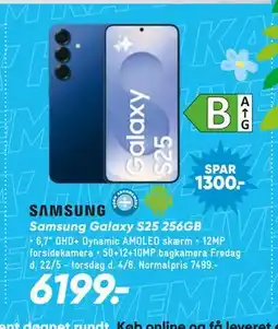 Bilka Samsung Galaxy S25 256GB tilbud