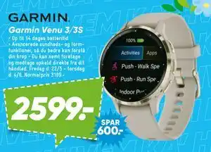 Bilka Garmin Venu 3/3S tilbud