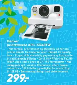 Bilka Denver printkamera KPC-1374BTW tilbud