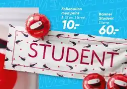 Bilka Banner Student tilbud