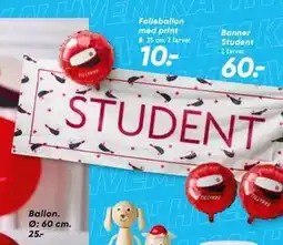 Bilka Folieballon med print tilbud