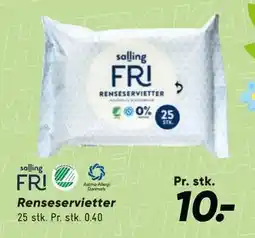 Bilka Renseservietter tilbud