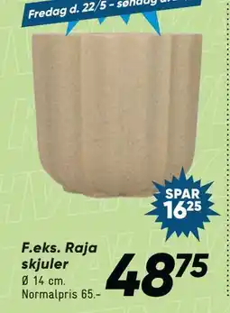 Bilka Raja skjuler tilbud