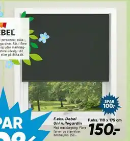 Bilka Debel Uni rullegardin tilbud