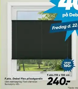 Bilka Debel Flex plisségardin tilbud
