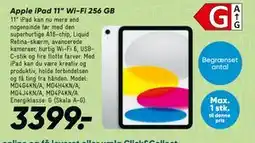 Bilka Apple iPad 11” Wi-Fi 256 GB tilbud