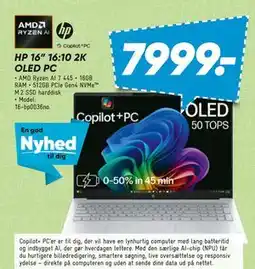 Bilka HP 16” 16:10 2K OLED PC tilbud