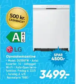 Bilka Opvaskemaskine tilbud