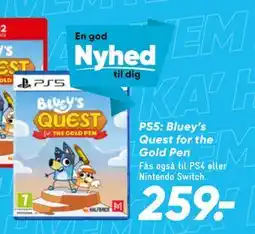 Bilka PS5: Bluey’s Quest for the Gold Pen tilbud