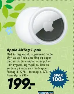 Bilka Apple AirTag 1-pak tilbud