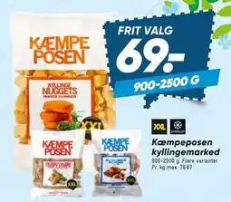 Bilka Kæmpeposen kyllingemarked tilbud