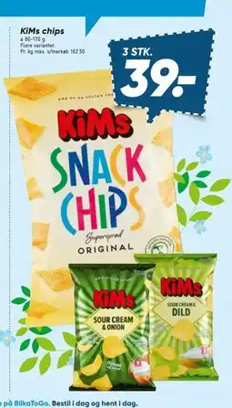 Bilka KiMs chips tilbud