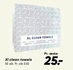 Bilka Xl clean towels tilbud