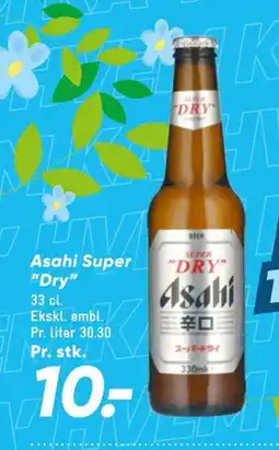 Bilka Asahi Super ”Dry” tilbud