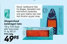 Bilka Skagenfood koldrøget laks tilbud