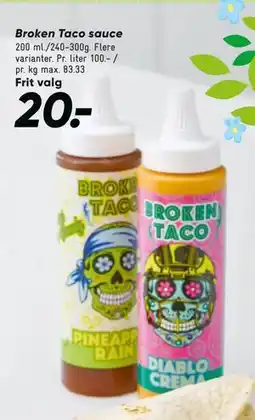 Bilka Broken Taco sauce tilbud