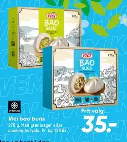 Bilka Vici bao buns tilbud
