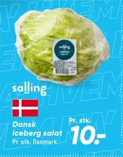 Bilka Dansk iceberg salat tilbud