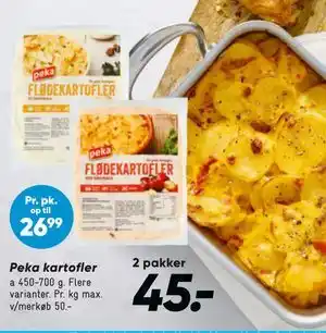 Bilka Peka kartofler tilbud