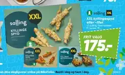 Bilka XXL kyllingespyd eller -filet tilbud