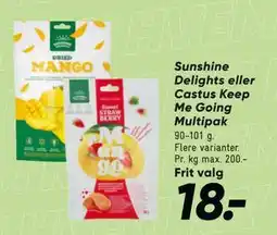 Bilka Sunshine Delights eller Castus Keep Me Going Multipak tilbud