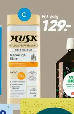 Bilka Husk kosttilskud eller mælkesyrebakterier tilbud
