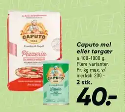 Bilka Caputo mel eller tørgær tilbud