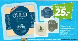 Bilka Them, H. C. Andersen eller HI! Protein skiveost tilbud