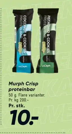 Bilka Murph Crisp proteinbar tilbud
