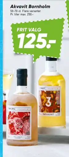 Bilka Akvavit Bornholm tilbud