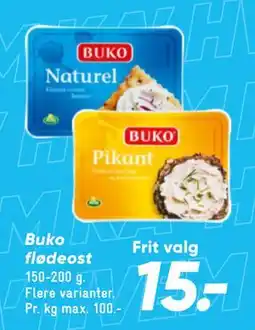 Bilka Buko flødeost tilbud