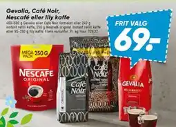 Bilka Gevalia, Café Noir, Nescafé eller Illy kaffe tilbud