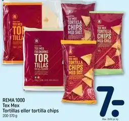 REMA 1000 REMA 1000 Tex Mex Tortillas eller tortilla chips tilbud