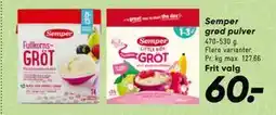 Bilka Semper grød pulver tilbud